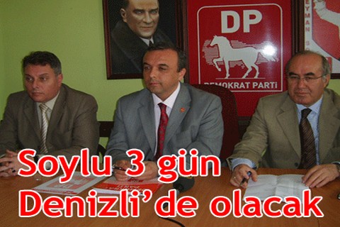 Soylu 3 gün Denizli’de olacak