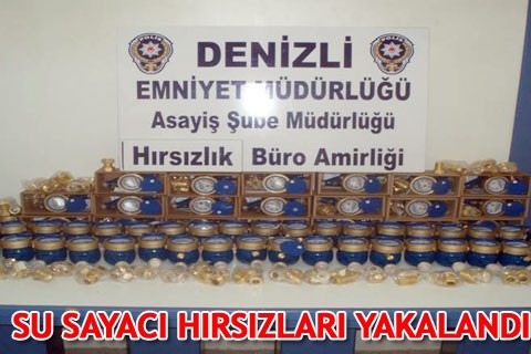 SU SAYACI HIRSIZLARI YAKALANDI