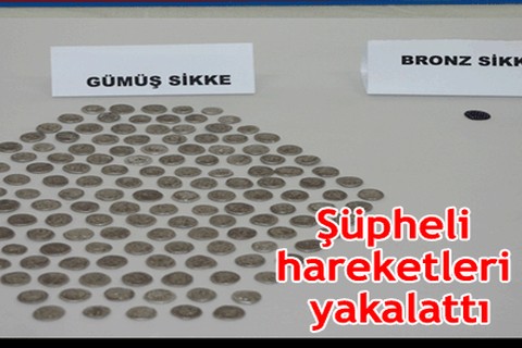 Şüpheli hareketleri yakalattı