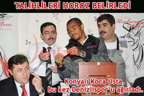 Talihlileri Horoz belirledi