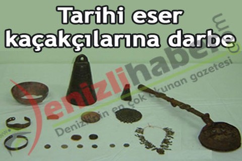 Tarihi eser kaçakçılarına darbe