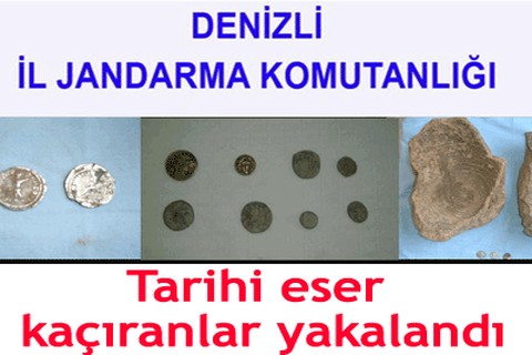 Tarihi eser kaçıranlar yakalandı