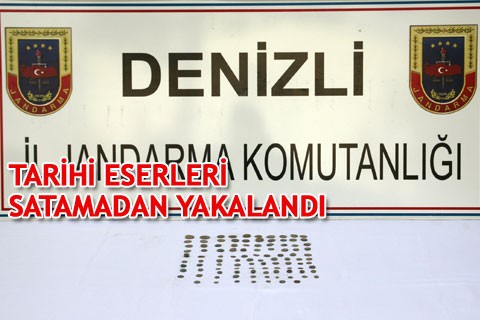 TARİHİ ESERLERİ SATAMADAN YAKALANDI