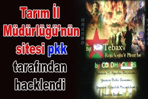 Tarım İl Müdürlüğü’nün sitesi pkk tarafından hacklendi
