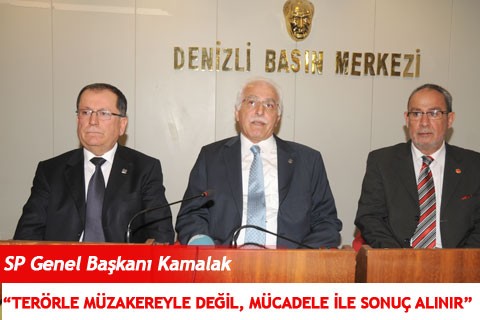 TERÖRLE MÜZAKEREYLE DEĞİL, MÜCADELE İLE SONUÇ ALINIR