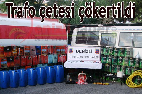 Trafo çetesi çökertildi