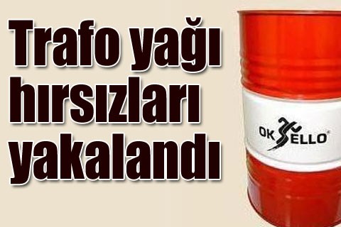 Trafo yağı hırsızları yakalandı