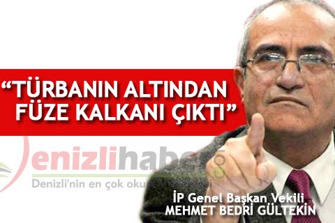 “Türbanın altından füze kalkanı çıktı”