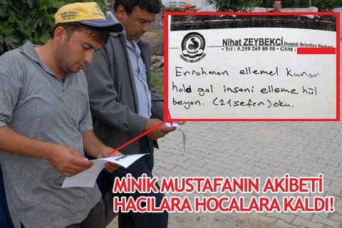 UMUTLARI HACILARDA HOCALARDA!
