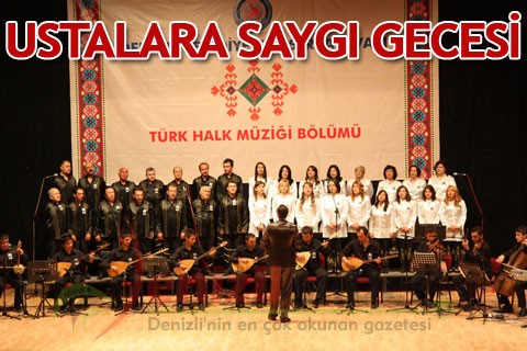 Ustalara saygı gecesi