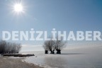 Işıklı Gölü dondu