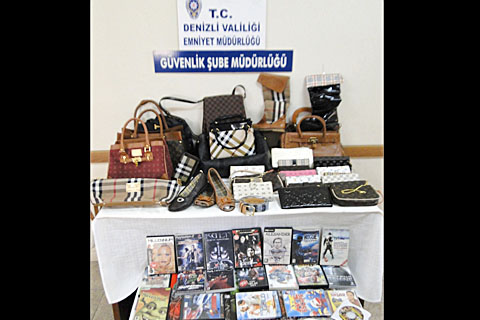 Denizli Polisi’nden korsanlara operasyon