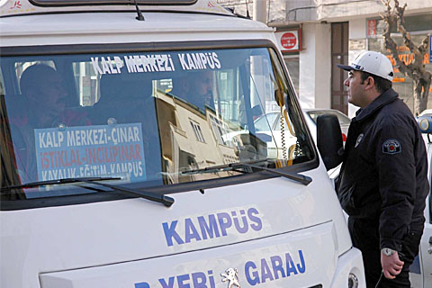 Denizli’de otobüs ve minibüs şoförlerine ceza yağdı