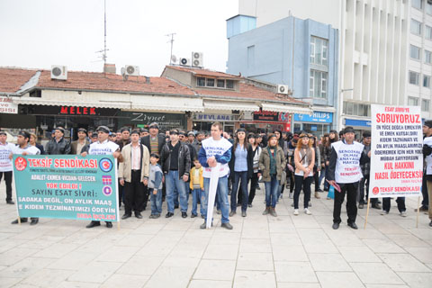 İşçilerin sessiz eylemi