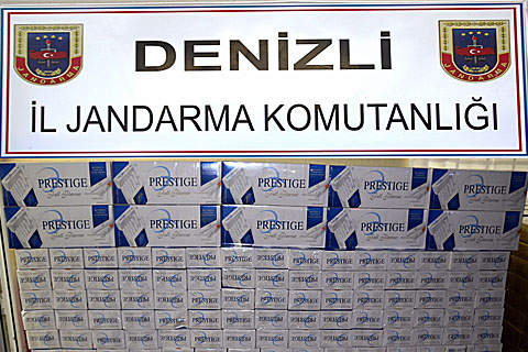10 bin paket kaçak sigara yakalandı