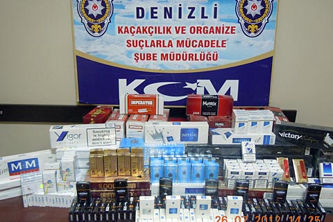 Gümrük kaçağı sigara operasyonu