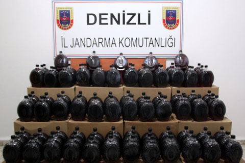 Kaçak şarap operasyonu