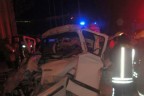 Denizli’de kamyonet TIR’a çarptı 1 ölü