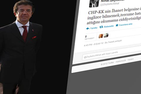 Zeybekci’den  Kılıçdaroğluna hain tweeti