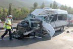 Denizli-Antalya Karayolu’nda kaza 1 ölü 13 yaralı