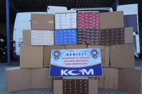 600 bin makaron ele geçirildi