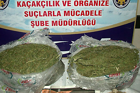 Denizli’de 5 kilo esrar ele geçirildi
