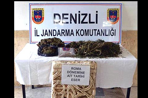 Uyuşturucu satan çiftçi yakalandı