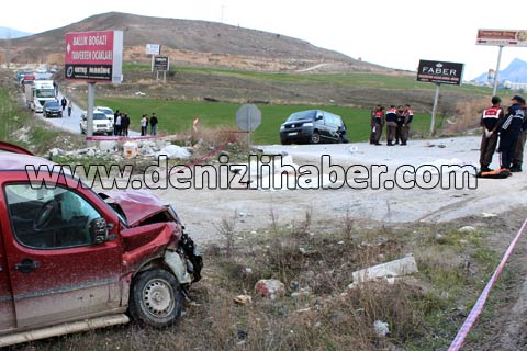 Denizli Kocabaş’ta feci kaza 3 ölü 2 yaralı