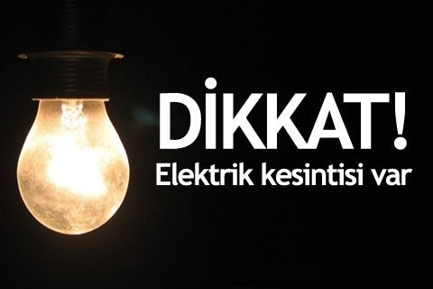 21 köy ve 2 beldede elektrik kesintisi