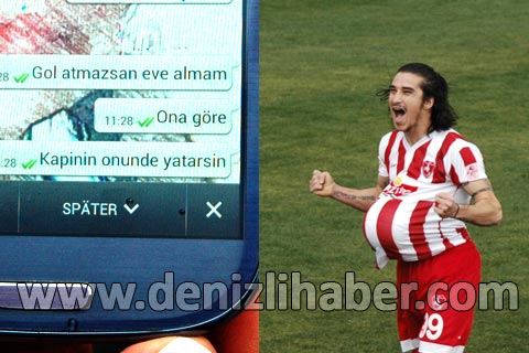 Eşinden korkusuna, gol attı