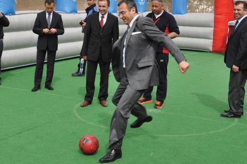 Spor TIR’ında futbol şov