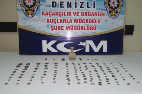 147 parça tarihi eser ele geçirildi