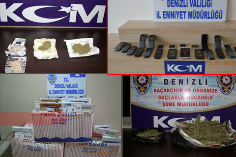 810 gram uyuşturucu ele geçirildi