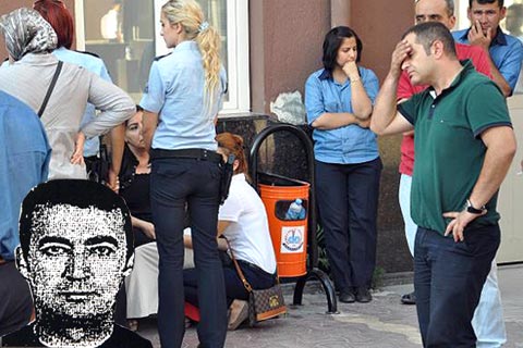 Polis karakolun önünde intihar etti