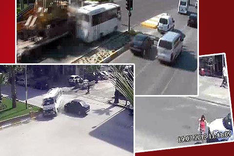 Kazalar MOBESE kameralarında