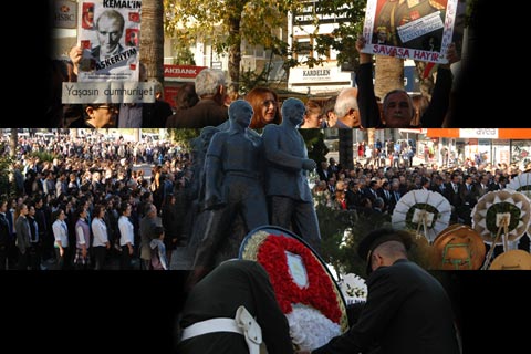 Denizli  Atatürk’ü andımızla andı