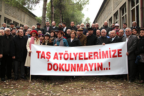 Taş atölyelerimize dokunmayın!