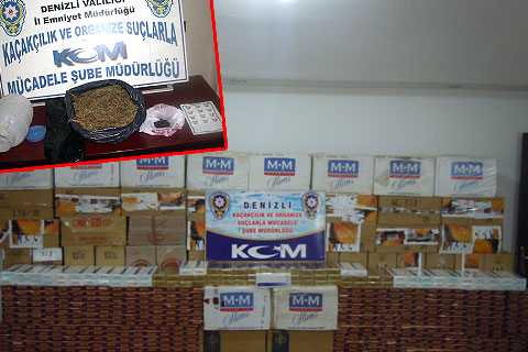38 bin paket kaçak sigara ele geçirildi