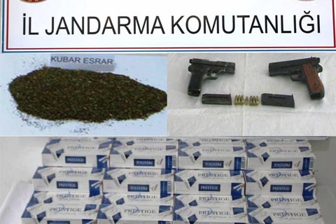 Jandarmadan 6 operasyon 10 gözaltı