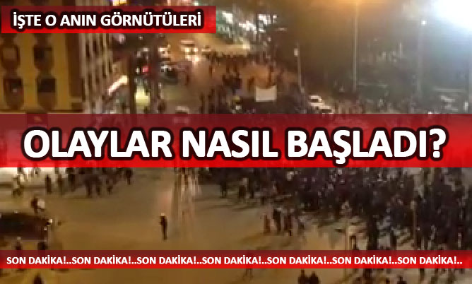 İşte Denizli’de olayların başladığı an