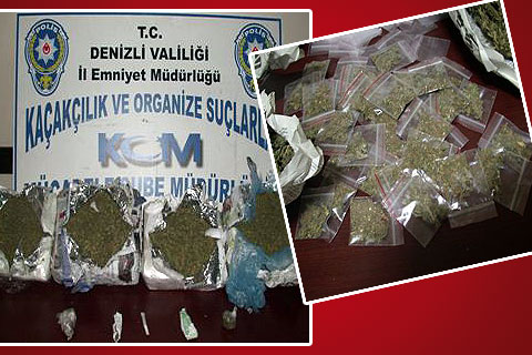 8 kilo esrar ele geçirildi