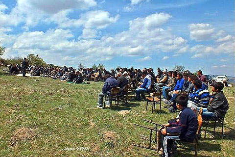Köylü yağmur duasında