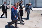Kaymakam ve başkan esnaf turunda   