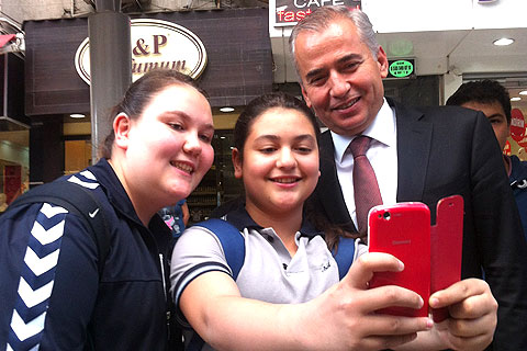 Başkanlı selfie