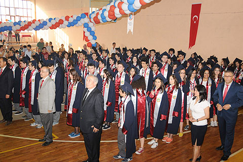 Okullarda mezuniyet heyecanı   