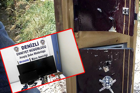 Okulu soyan hırsızlar yakalandı