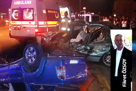 İşadamının kamyoneti karşı şeride geçti: 2 ölü 3 yaralı