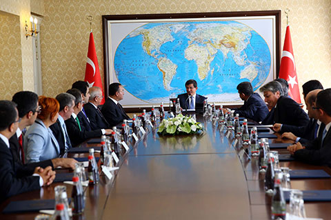 Başbakan’la görüştüler