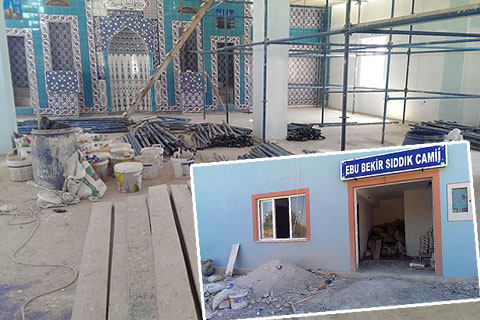 Bitmeyen camiye imam atandı