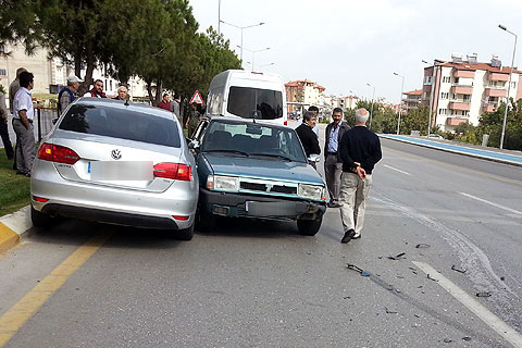 Antalya karayolunda zincirleme kaza